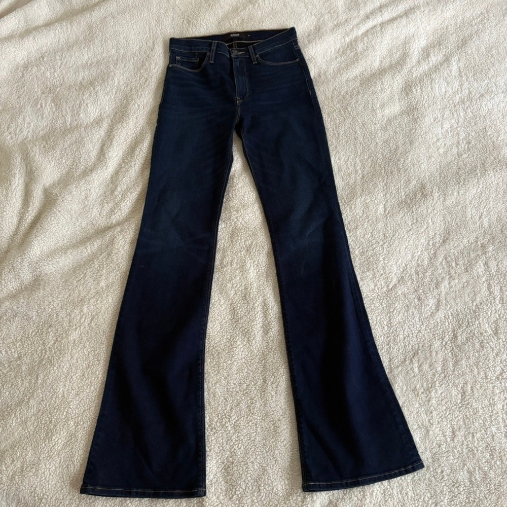 Hudson Barbara High-Rise Bootcut Jeans Dark Wash Indigo Size 27 34in inseam